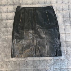VINTAGE GENUINE LEATHER SKIRT